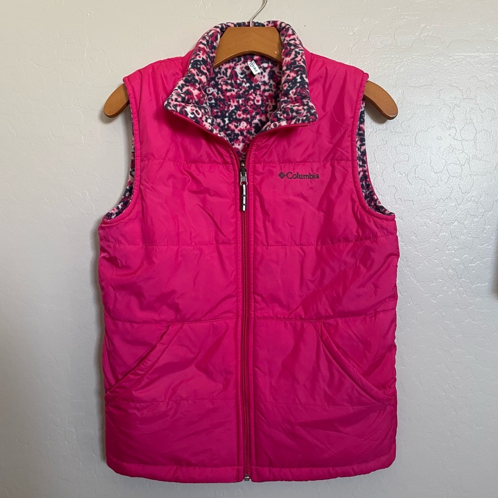 Columbia Pink Puffer Vest